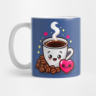 Cute Black Coffee with Love Mug